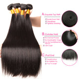 Indian Hair Weave Bundles 100% Human Hair Bundles