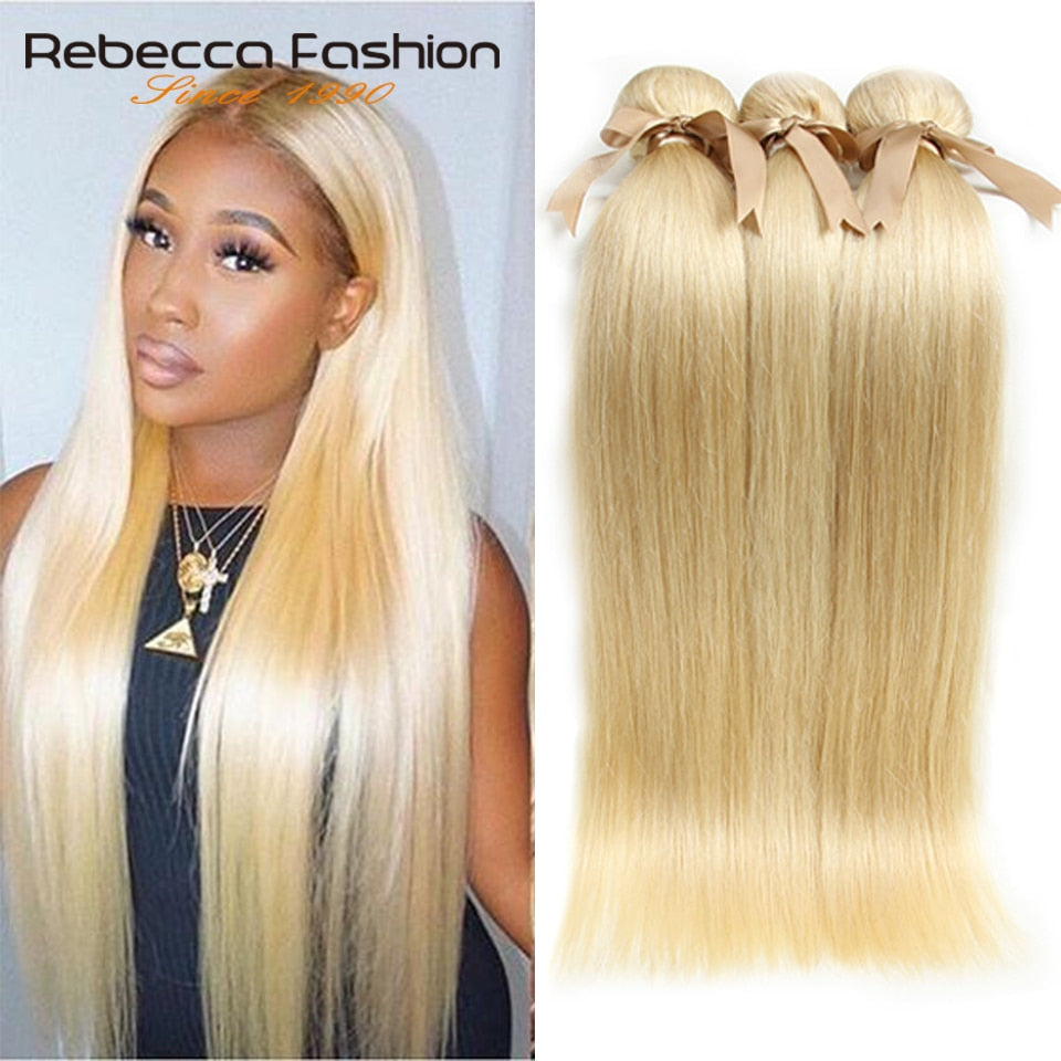Indian Straight Hair Bundles 100% Remy Human Hair Extensions