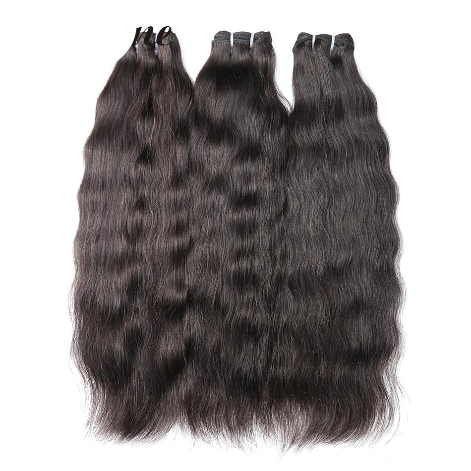 28 30 32 34 36 Inch Raw Indian Virgin Hair Weave Bundles
