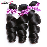 Natural Black 1/3/4pcs/Lot 100% Human Hair Bundles Remy Hair Extensions