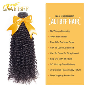 Mongolian Afro Kinky Curly Weave Hair Bundles 100% Human Hair Extensions