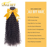 Mongolian Afro Kinky Curly Weave Hair Bundles 100% Human Hair Extensions