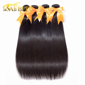 Indian Hair Straight Remy Hair Weaves Extension