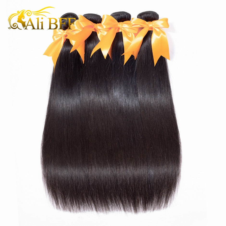 Indian Hair Straight Remy Hair Weaves Extension
