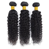 mongolian kinky curly hair 3/4 bundle Weave extension
