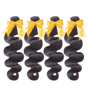 Indian Hair Weave Bundles 100% Human Hair 3 and 4 Bundles