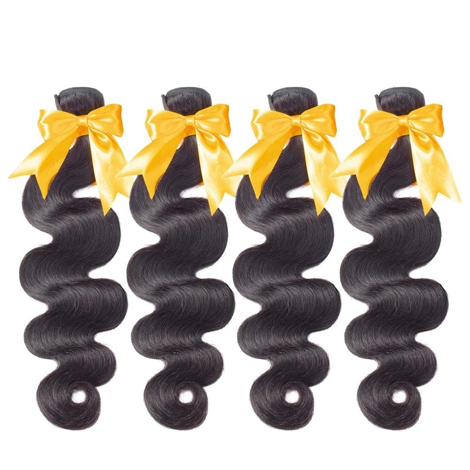 Indian Hair Weave Bundles 100% Human Hair 3 and 4 Bundles