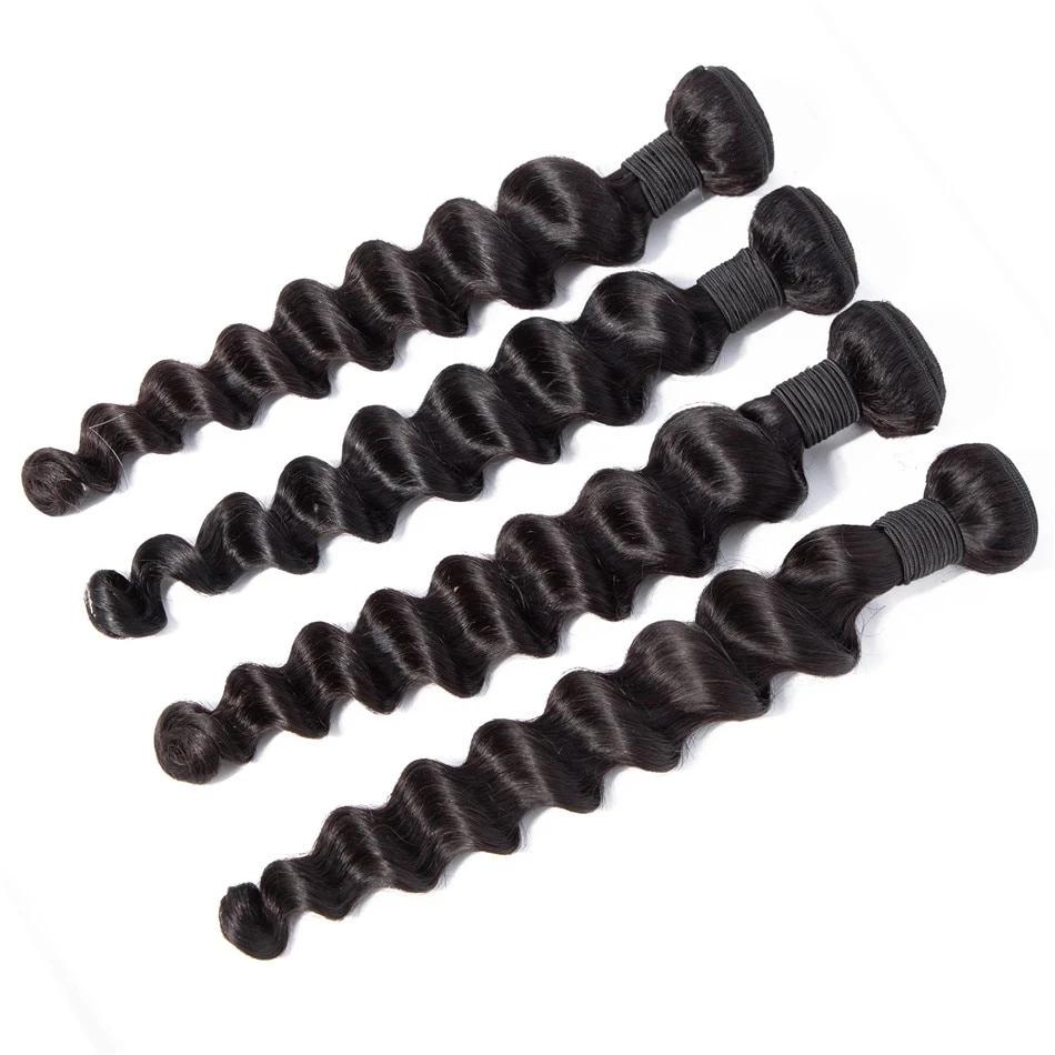 Loose Deep Wave Bundles Indian Hair Weave Bundles Human Hair Bundles