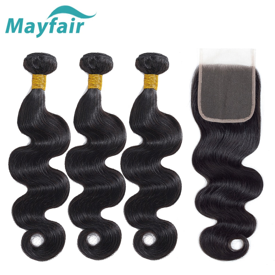 Body Wave Bundles With Closure Brazillian Hair Bundles