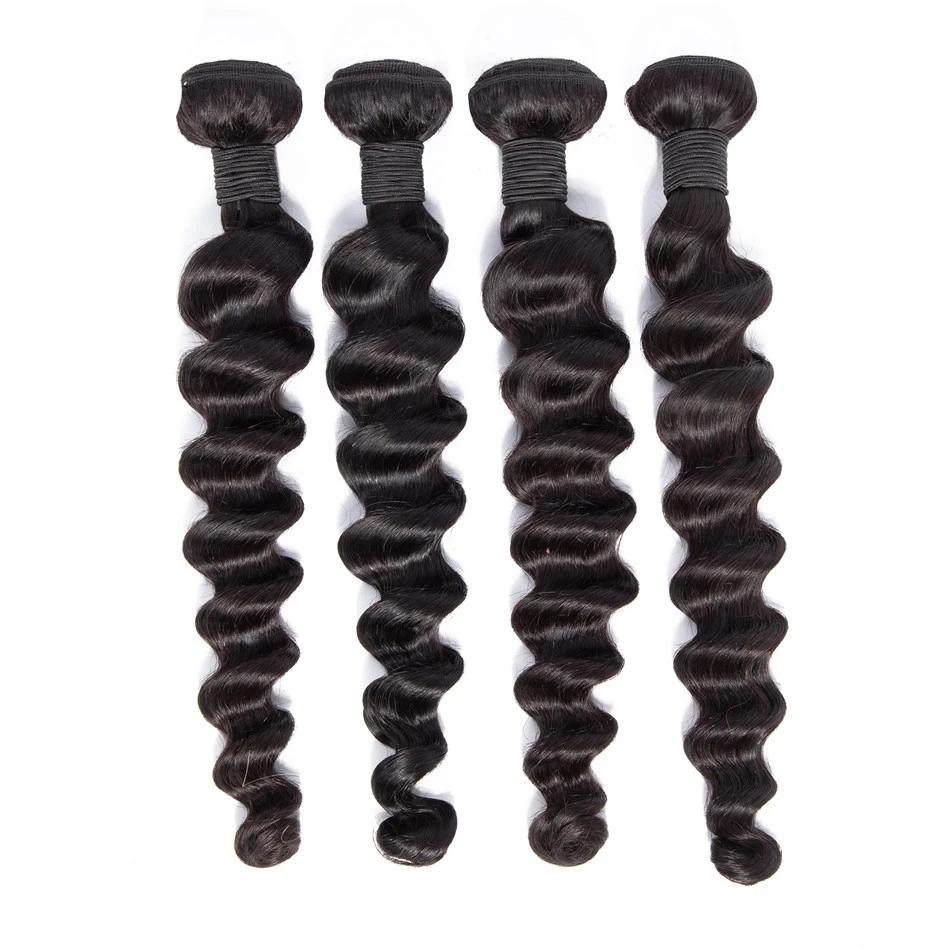 Loose Deep Wave Bundles Indian Hair Weave Bundles Human Hair Bundles