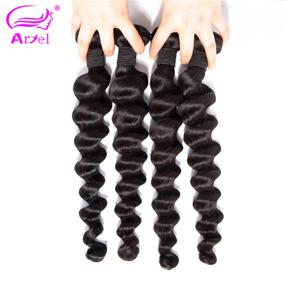 Loose Deep Wave Bundles Indian Hair Weave Bundles Human Hair Bundles