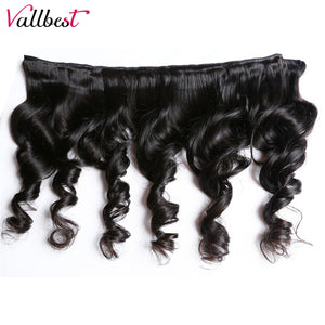 Natural Black 1/3/4pcs/Lot 100% Human Hair Bundles Remy Hair Extensions