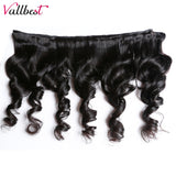 Natural Black 1/3/4pcs/Lot 100% Human Hair Bundles Remy Hair Extensions